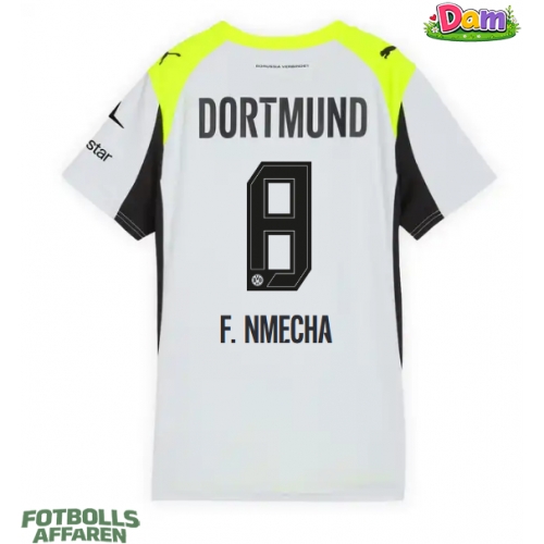 Borussia Dortmund Felix Nmecha #8 Bortatröja Kvinnor 2025-26 Kortärmad